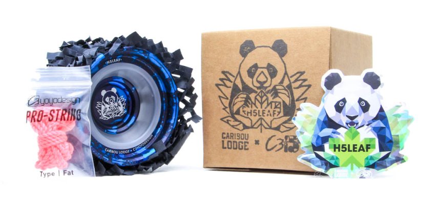 C3yoyodesign & Caribou Lodge Hi5Leaf - Kovové Yoyo - Color: Galaxy
