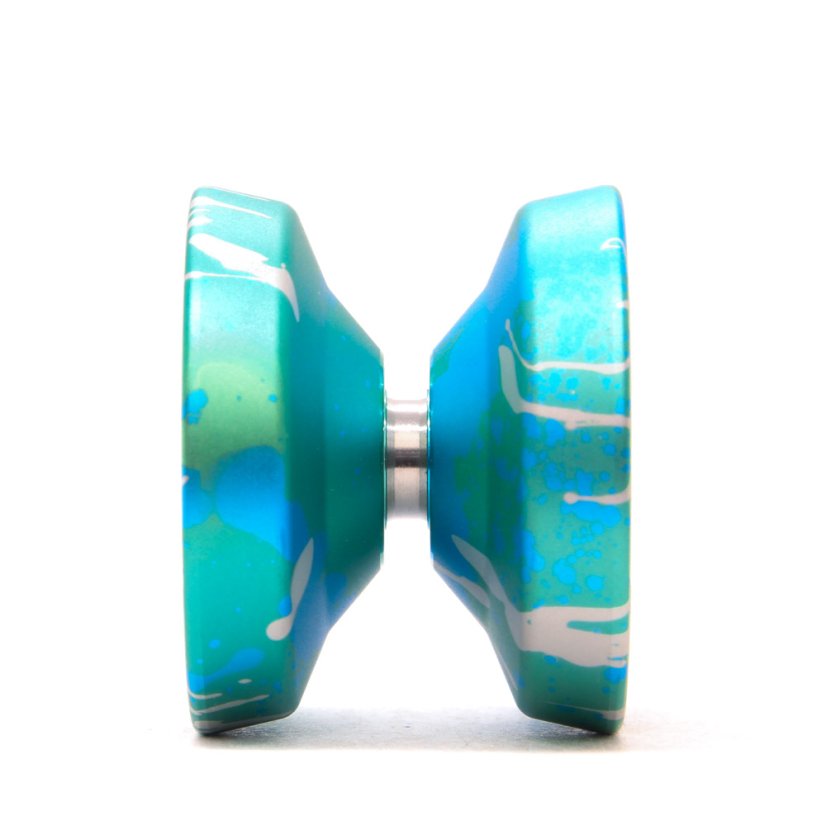 YoYoFactory DNA Halo - Metal Yoyo - Color: Halo - Zelená / Modrá