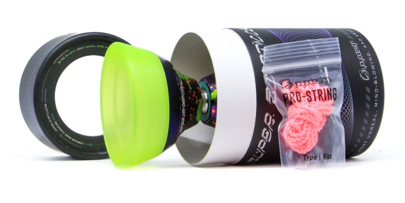 C3yoyodesign Super Scintillator Universe - Bimetal Yoyo