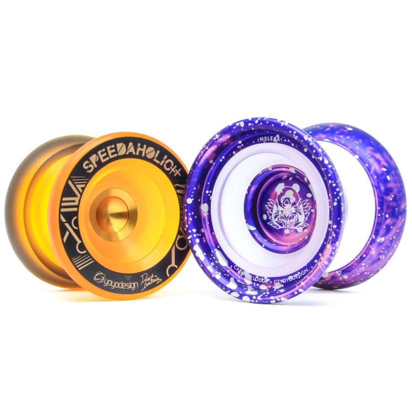 C3yoyodesign & Caribou Lodge Hi5Leaf - Kovové Yoyo - Color: Galaxy
