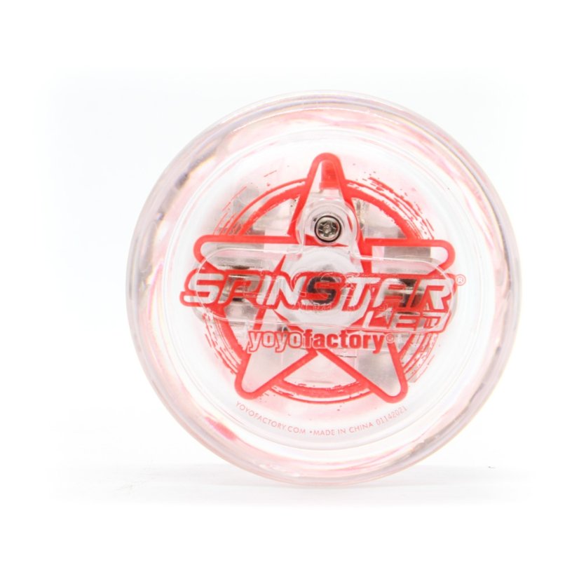 YoYoFactory Spinstar LED - Unpacked Yoyo - Color: Red