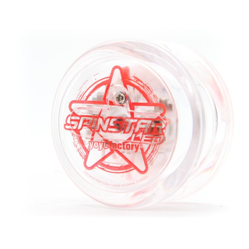 YoYoFactory Spinstar LED - Unpacked Yoyo - Color: Red