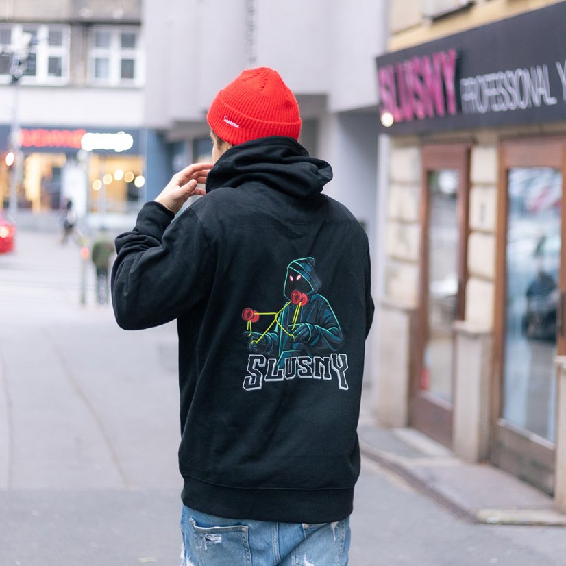 Slusny Černá Yoyo Mikina