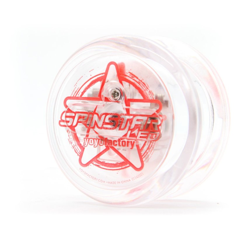 YoYoFactory Spinstar LED - Unpacked Yoyo - Color: Red