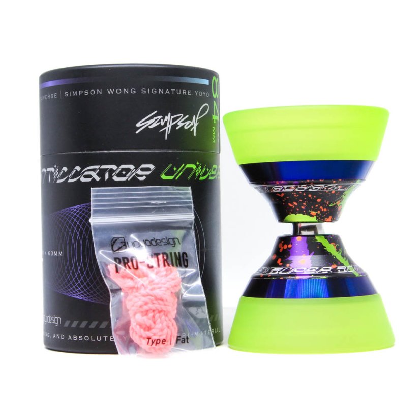 C3yoyodesign Super Scintillator Universe - Bimetal Yoyo