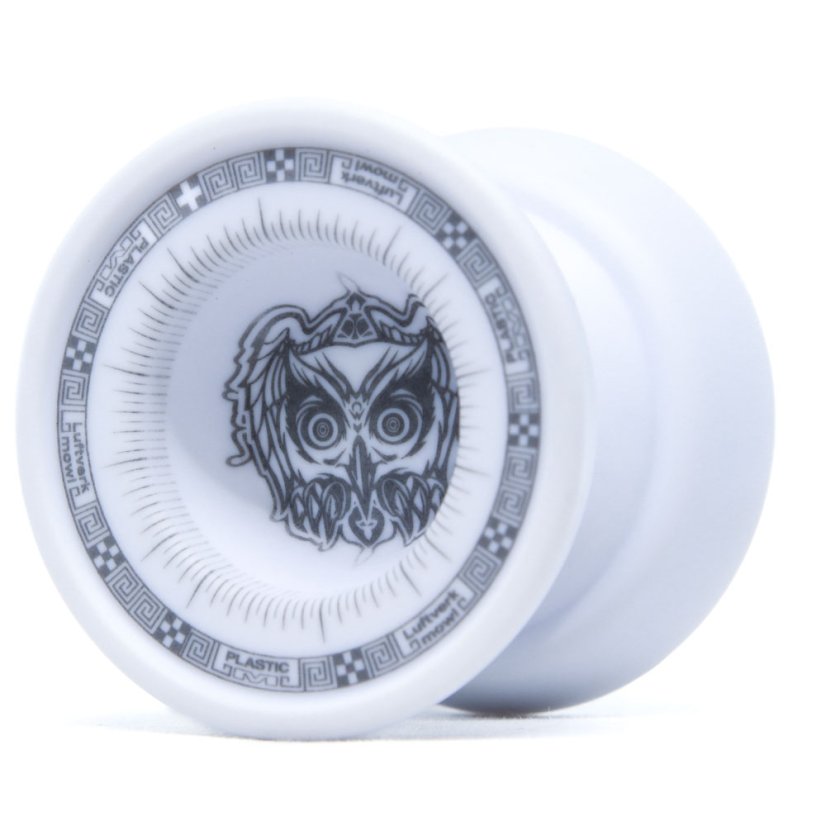 Luftverk Plastic M OWL Logo White – yo-yo