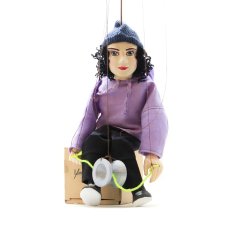 Wooden Yoyo Player Figurine - Tony Šec Puppet