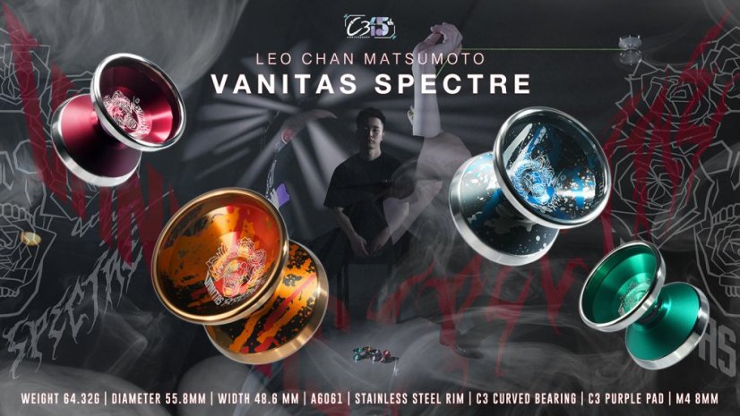 C3yoyodesign Vanitas Spectre - Bimetal Yoyo