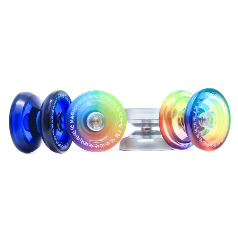 MagicYoyo K1 - Plastové Yoyo - Barva: Modrá - K1