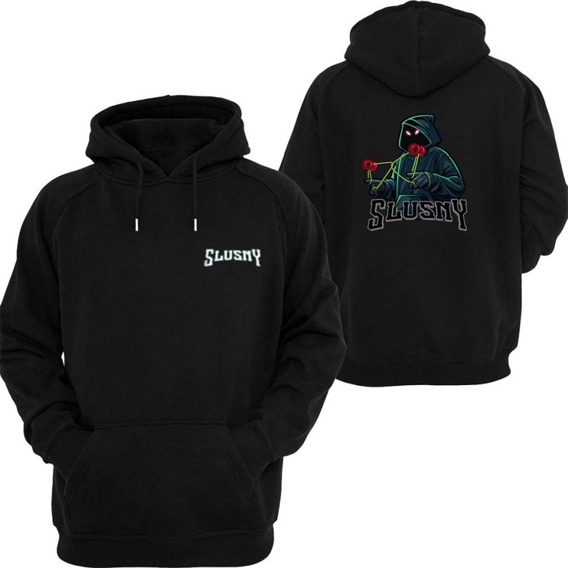 Slusny Black Yoyo Hoodie