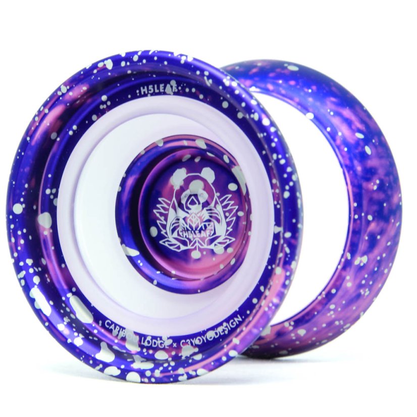 C3yoyodesign & Caribou Lodge Hi5Leaf - Kovové Yoyo - Color: Galaxy